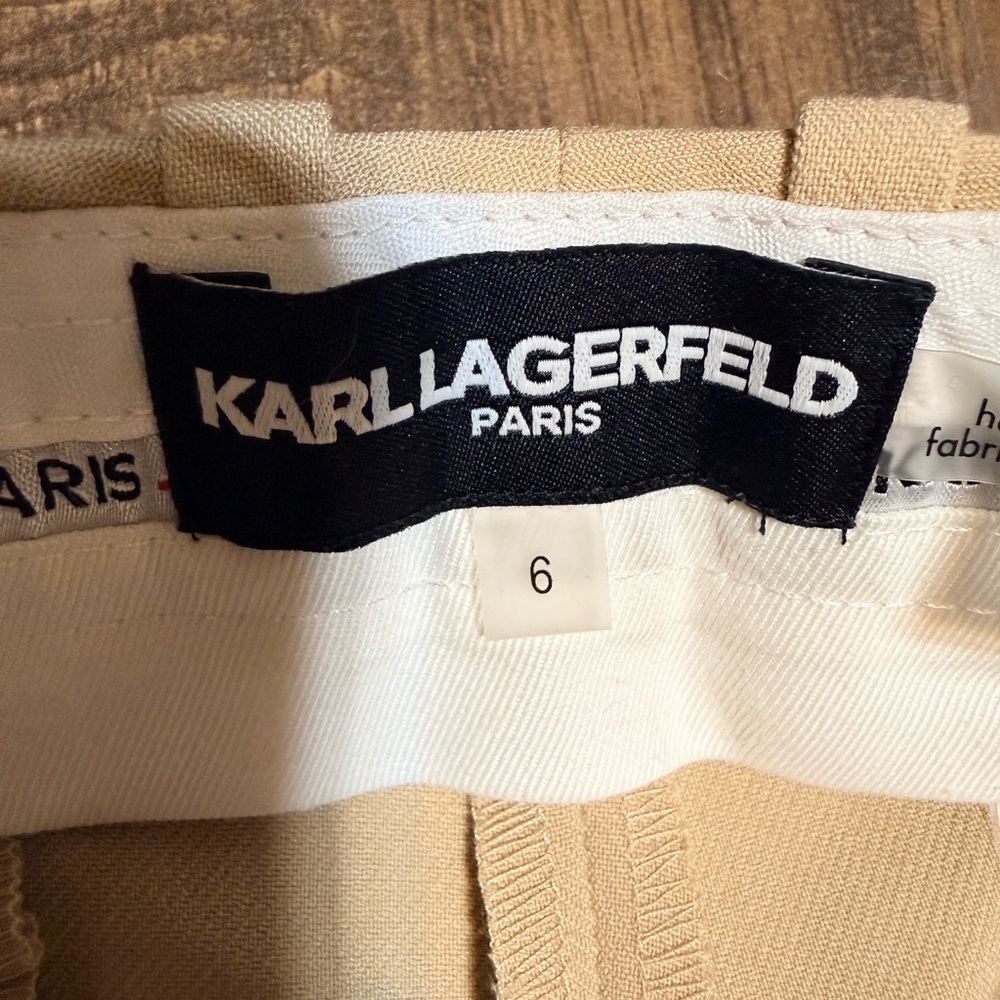 Karl Lagerfeld Cream Trousers - Picture 6 of 8